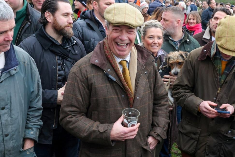 Лидер победившей на местных выборах партии Reform UK Найджел Фарадж