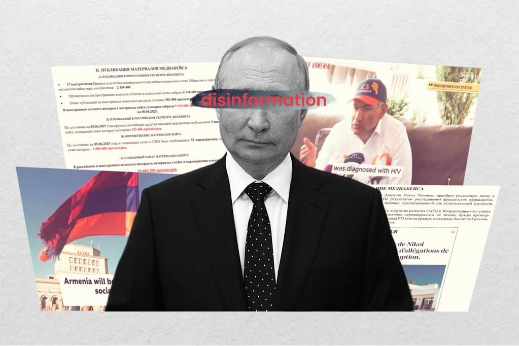 «Болезнь Пашиняна», «грядущая война с Россией» и «газовые камеры на Арарате». Как Кремль наводнил Армению фейками накануне выборов