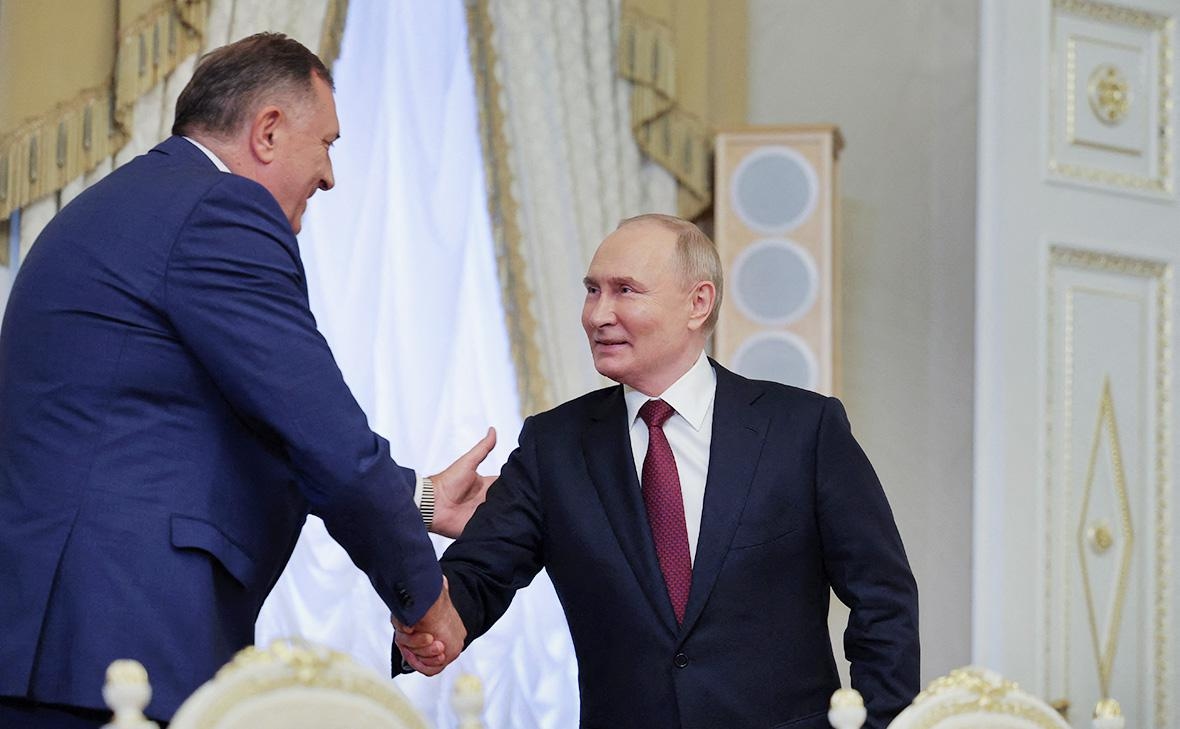 Милорад Додик в гостях у Владимира Путина